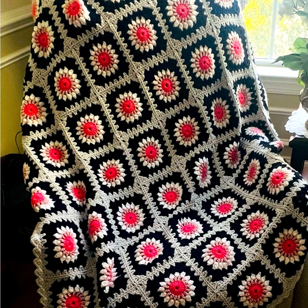 Crochet Granny Square Blanket